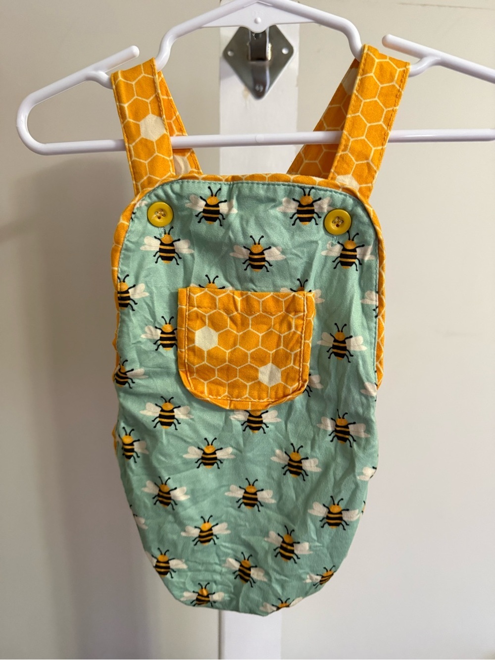 Sassy Stitches Bumblebee Romper